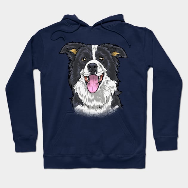 Border collie Hoodie by XXII Designs